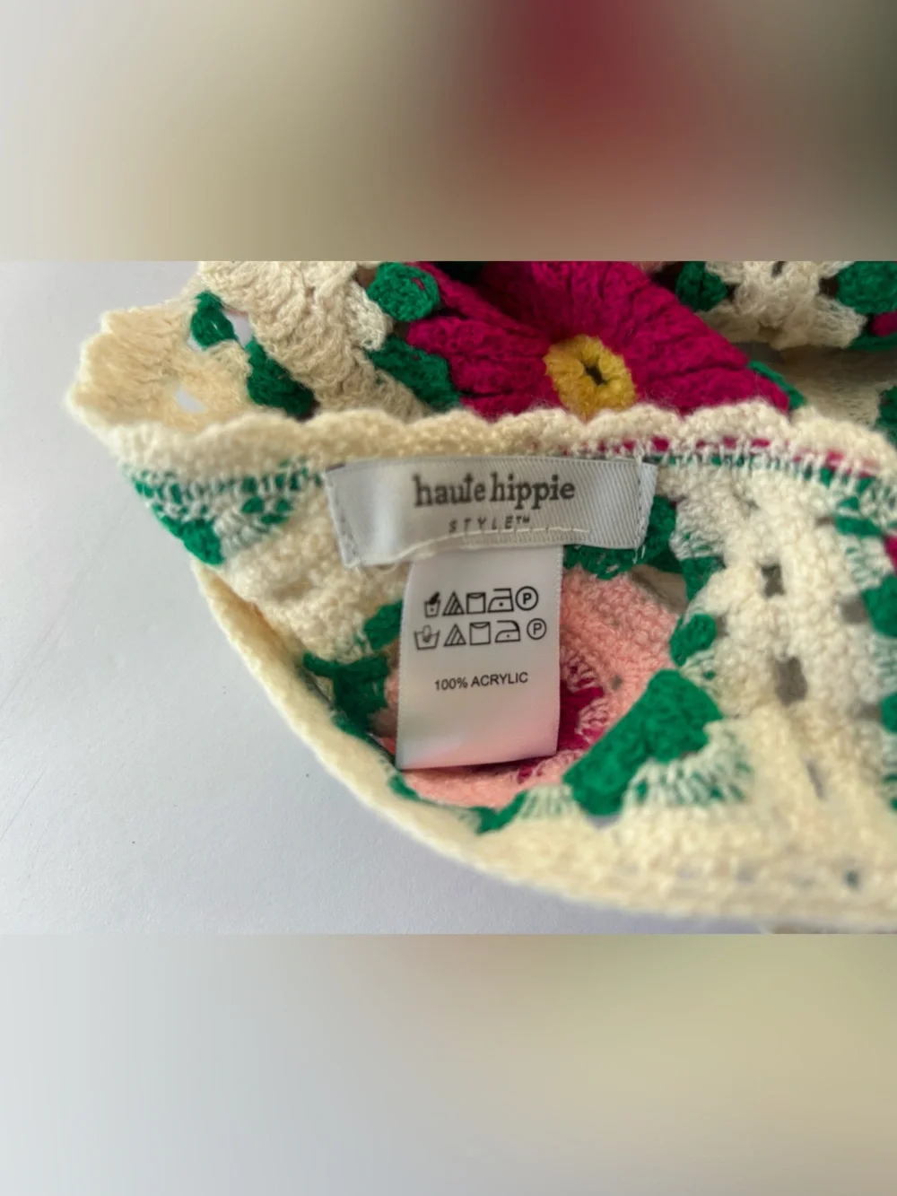 Haute Hippie crocheted accessory